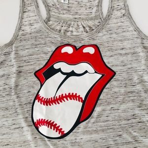 Baseball Rolling Stones *NWOT* 2XL Tank Top